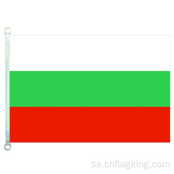 Bulgariens nationella flagga 90 * 150 cm 100% polyster Bulgarien land banner